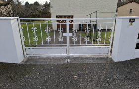 Peinture muret plus portail