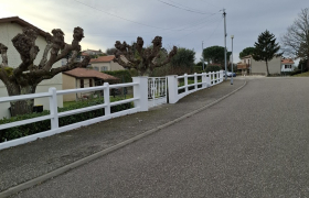 Peinture muret plus portail