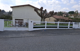Peinture muret plus portail